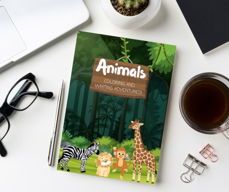 Printable Animal Coloring Book | Digital Download - Image 4