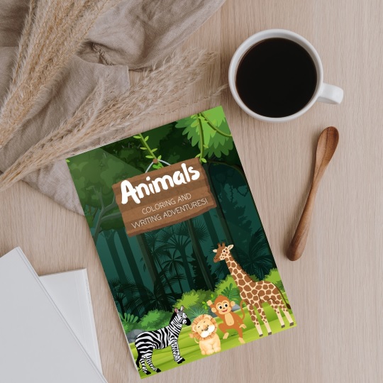Printable Animal Coloring Book | Digital Download - Image 3