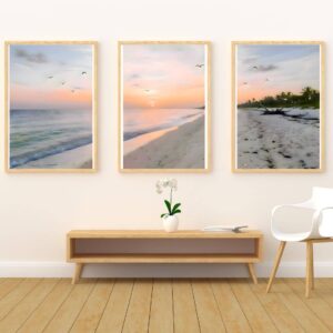 Beach Continuous 3 Piece Wall Art