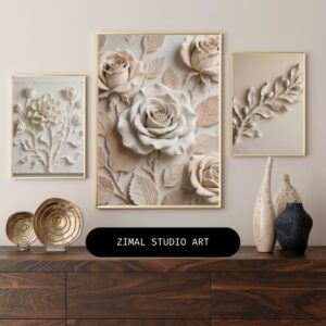 Botanical 3D Wall Art Printable