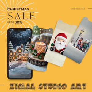 Christmas Phone Wallpapers Set of 15