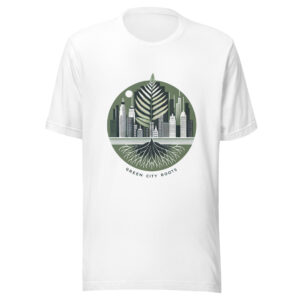 Unisex  Green City Root t-shirt