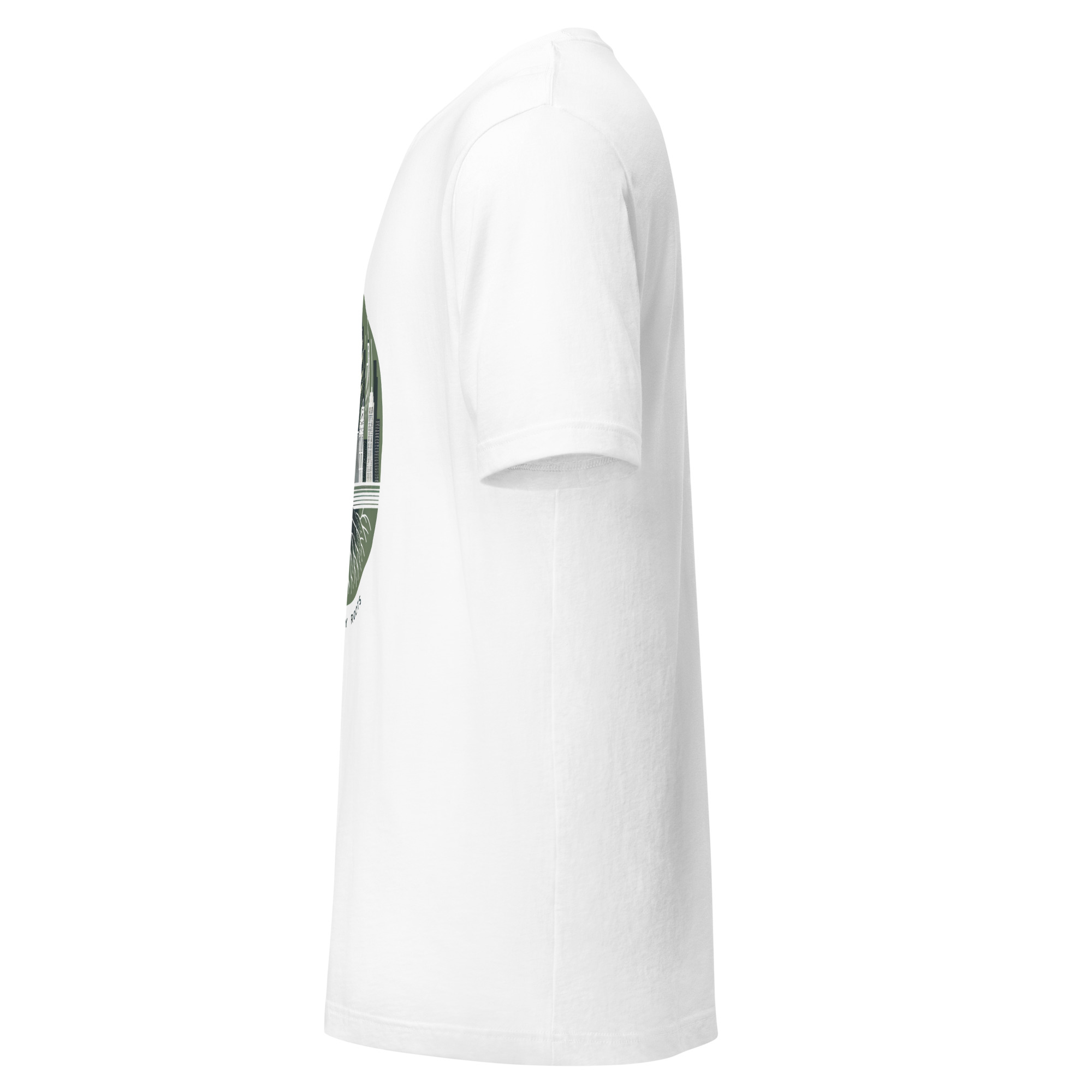 Unisex Green City Root t-shirt - Image 3